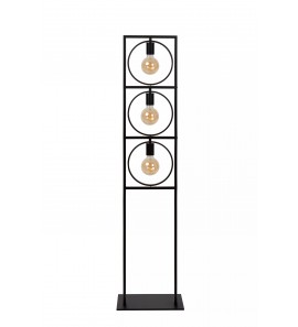 Lucide SUUS stāvlampa - 3xE27 - Melna - 145 cm